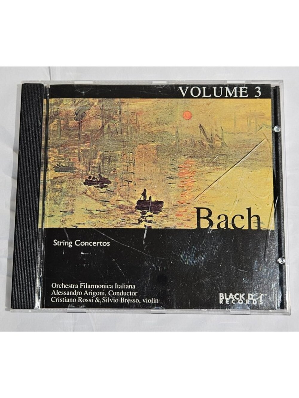 J A Bach String Concertos CD Volume 3 Orchestra Filarmonica Italiana